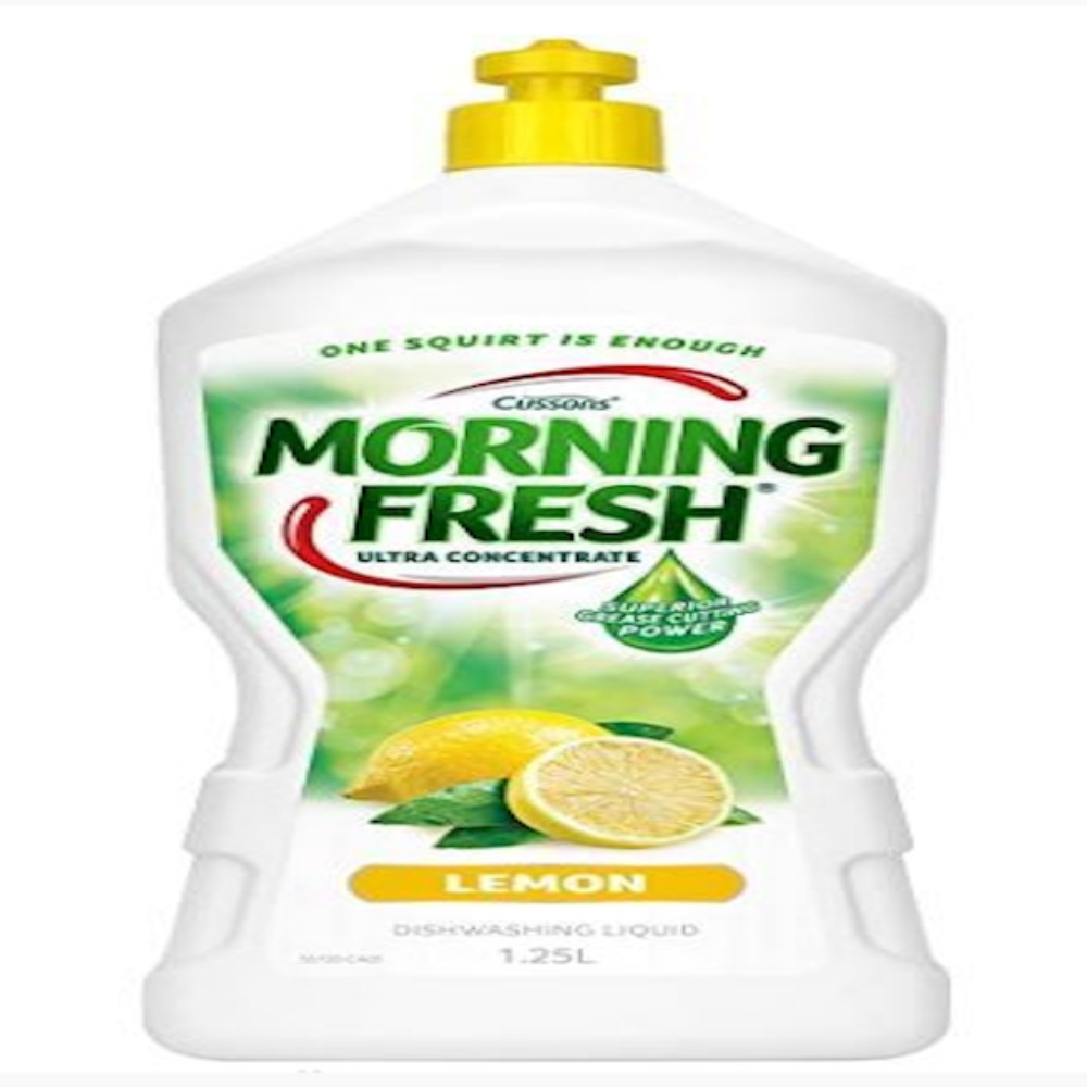 모닝 프레쉬 레몬 디쉬와싱 리퀴드 1.25L, Morning Fresh Lemon Dishwashing Liquid 1.25L