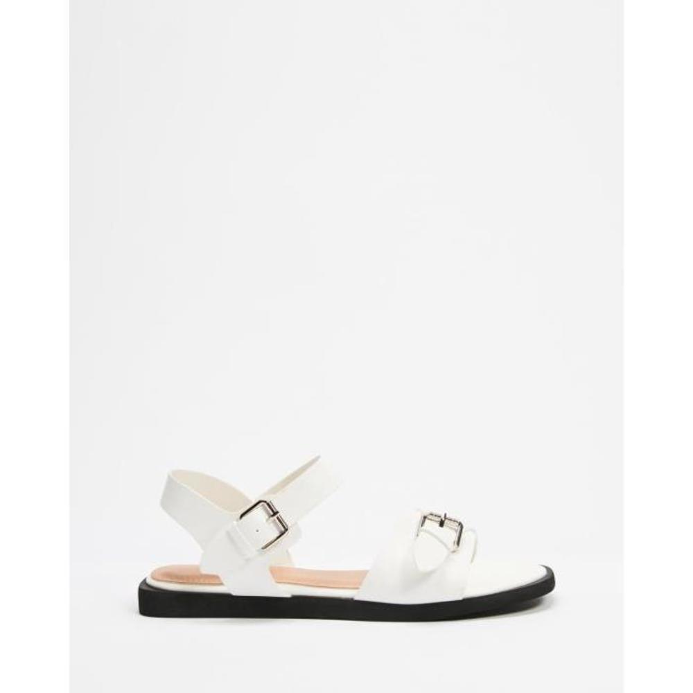 Betsy Double Buckle Ankle Strap Sandals BE248SH79JXG