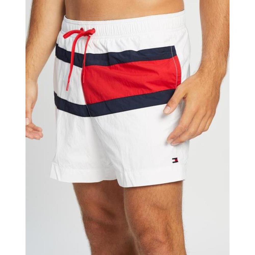 Tommy Hilfiger Core Flag Medium Drawstring Swim Shorts TO336AA65HAC