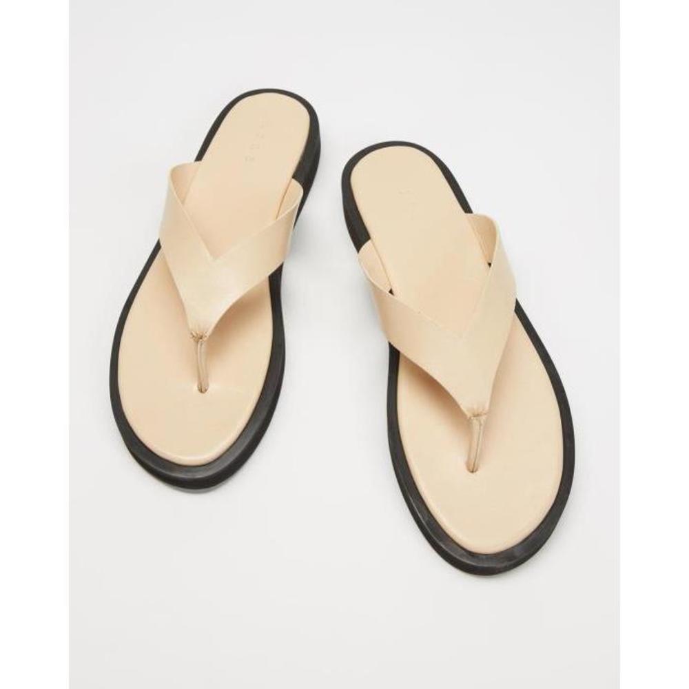 AERE Midform Leather Thong Sandals AE897SH00LCT