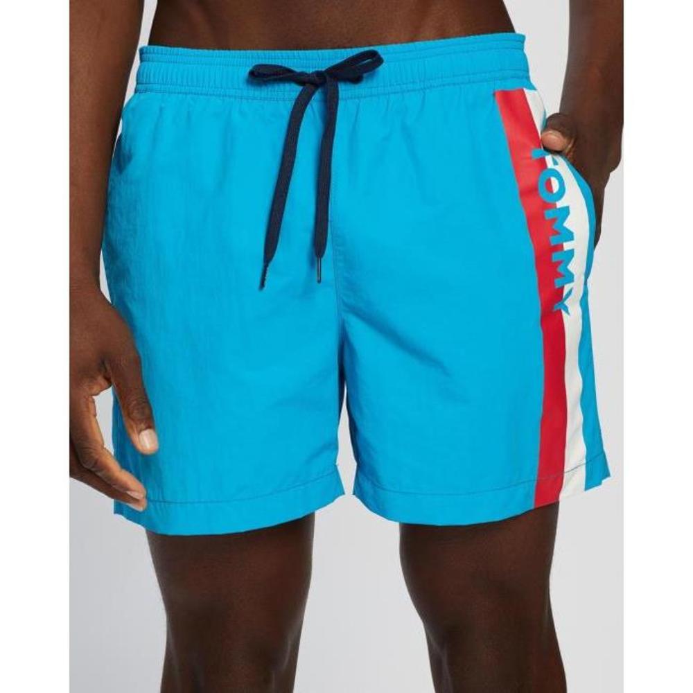 Tommy Hilfiger Logo Leg Slim Fit Swim Shorts TO336AA34YXD