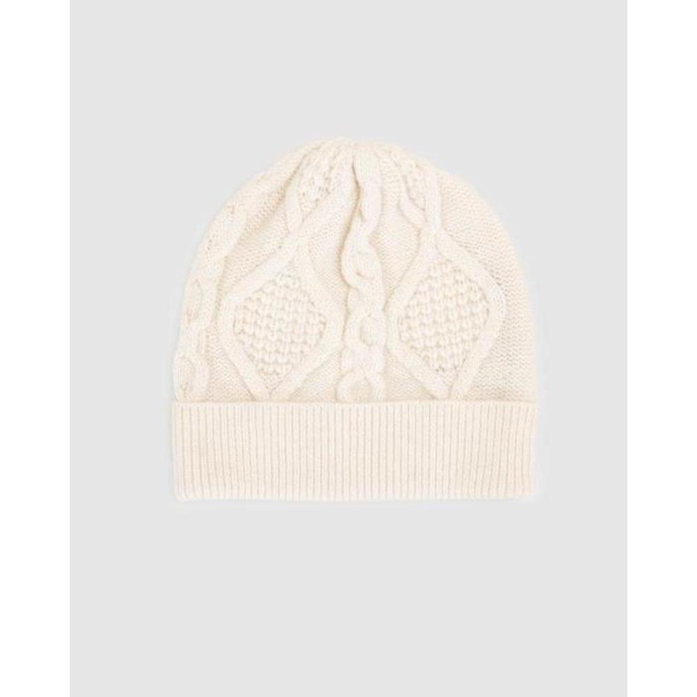 French Connection Cable Knit Beanie FR605AC49UXQ