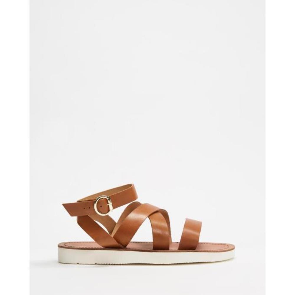 Atmos&amp;Here Delphine Leather Sandals AT049SH82BHL
