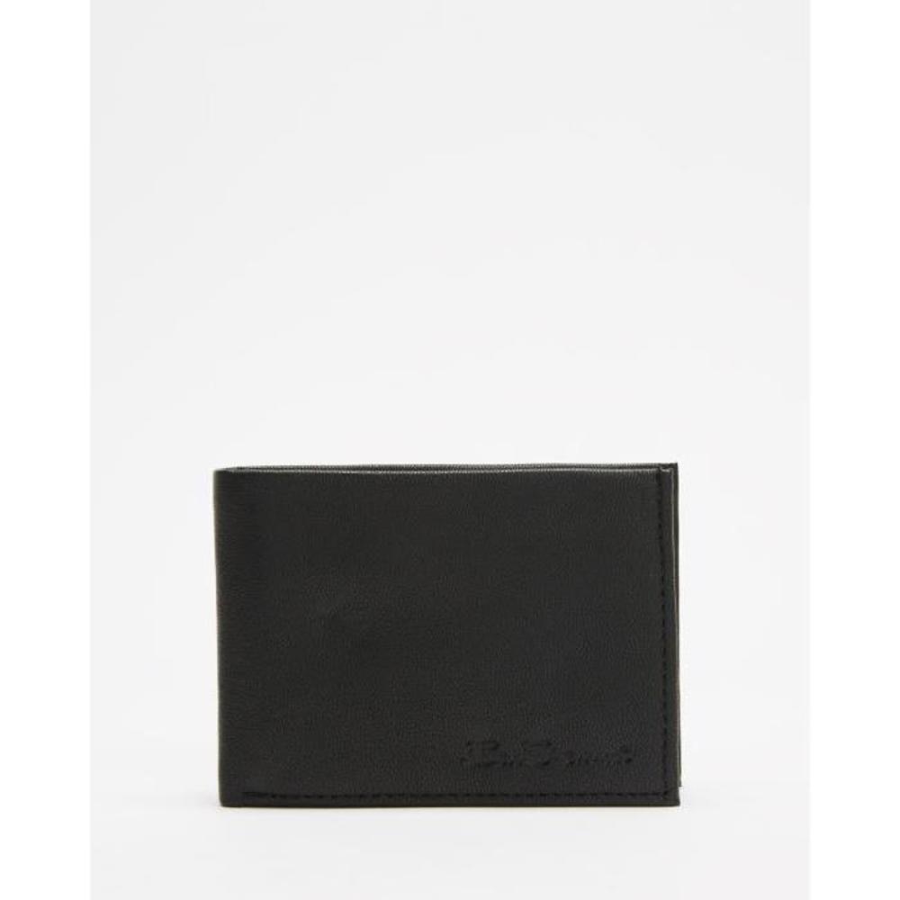 Ben Sherman Bi-Fold Leather Wallet With Flip BE007AC58DWN