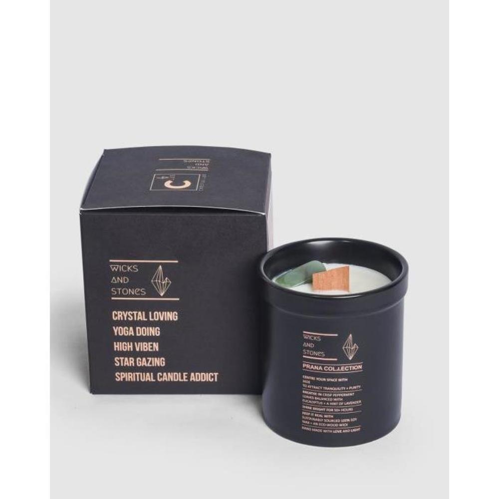 Wicks &amp; Stones Candle with Jade TE791AC47HOE