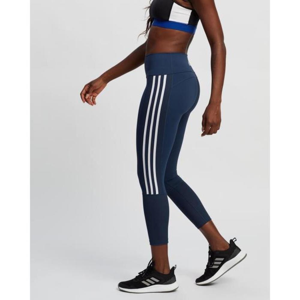Adidas Performance Believe This 2.0 3-Stripes Ribbed 7/8 Tights AD776SA51HQY
