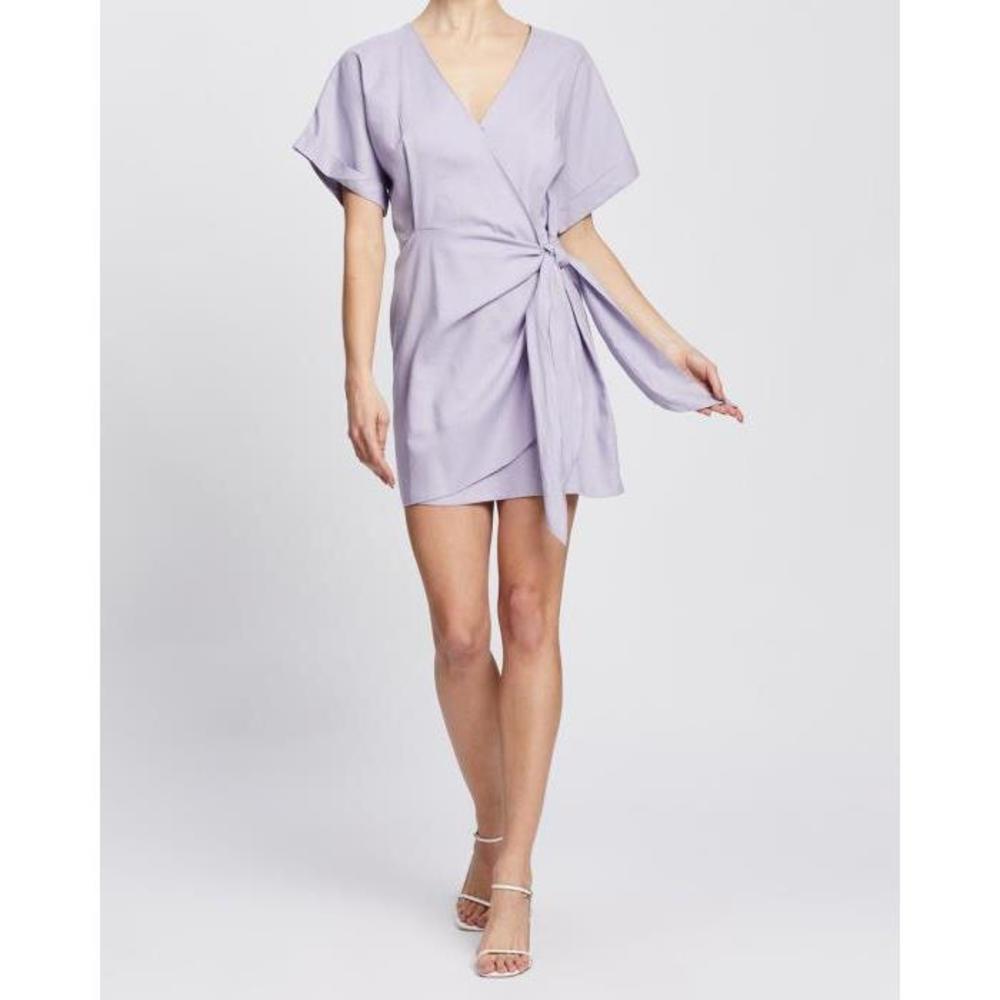 Atmos&amp;Here Sedona Linen-Blend Mini Dress AT049AA67FCA