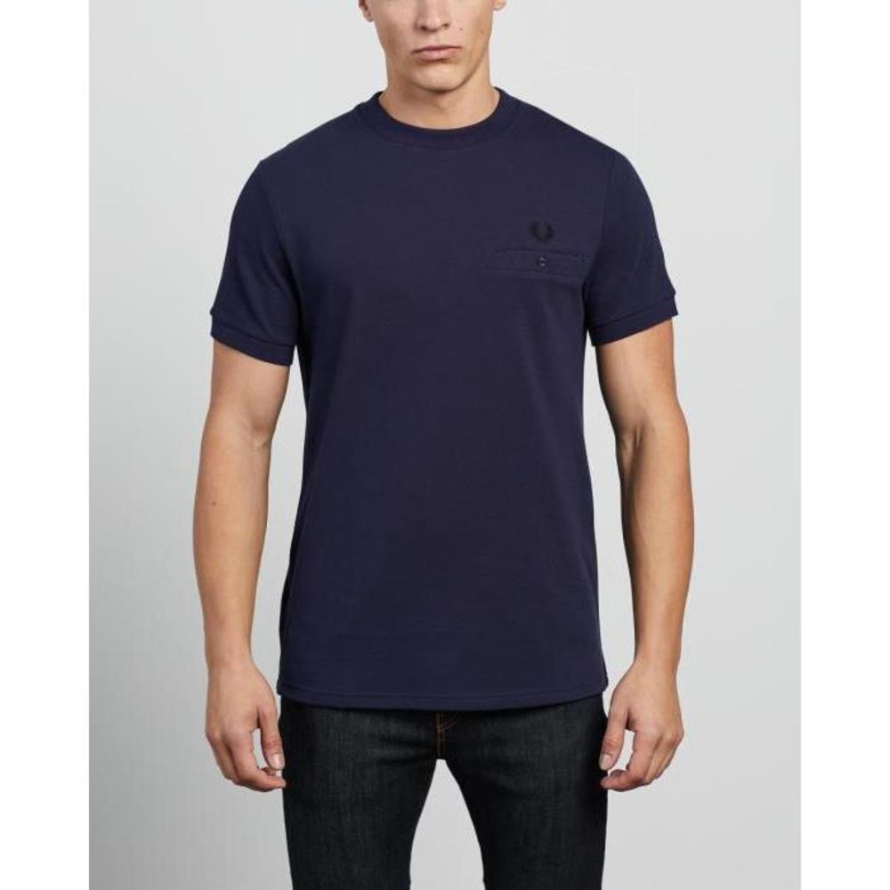 Fred Perry Pocket Detail Pique T-Shirt FR993AA94BSN