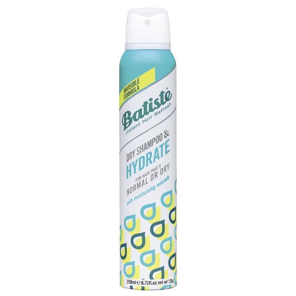 바티스테 헤어 베네핏 하이드레이트 드라이 샴푸 200ML, Batiste Hair Benefits Hydrate Dry Shampoo 200ml