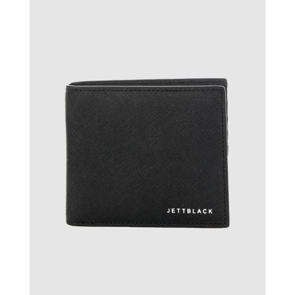 JETT BLACK The Manhattan Slimline Bi fold Wallet JE237AC47EGA