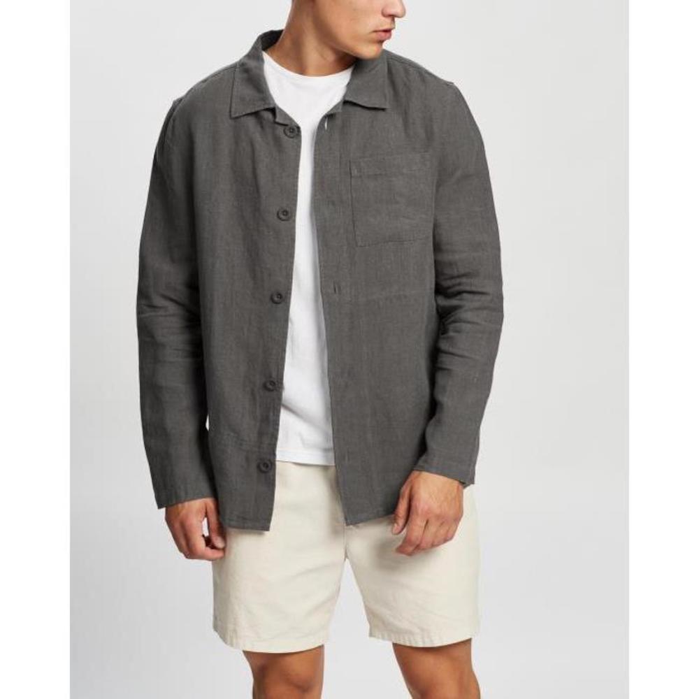 AERE Relaxed Linen Overshirt AE897AA52BED