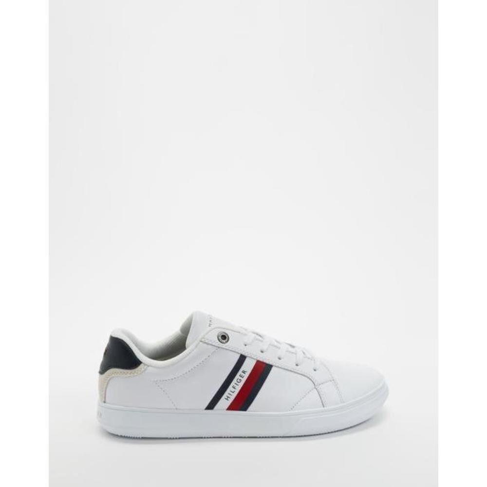 Tommy Hilfiger Essential Leather Cupsole Sneakers TO336SH54RIN