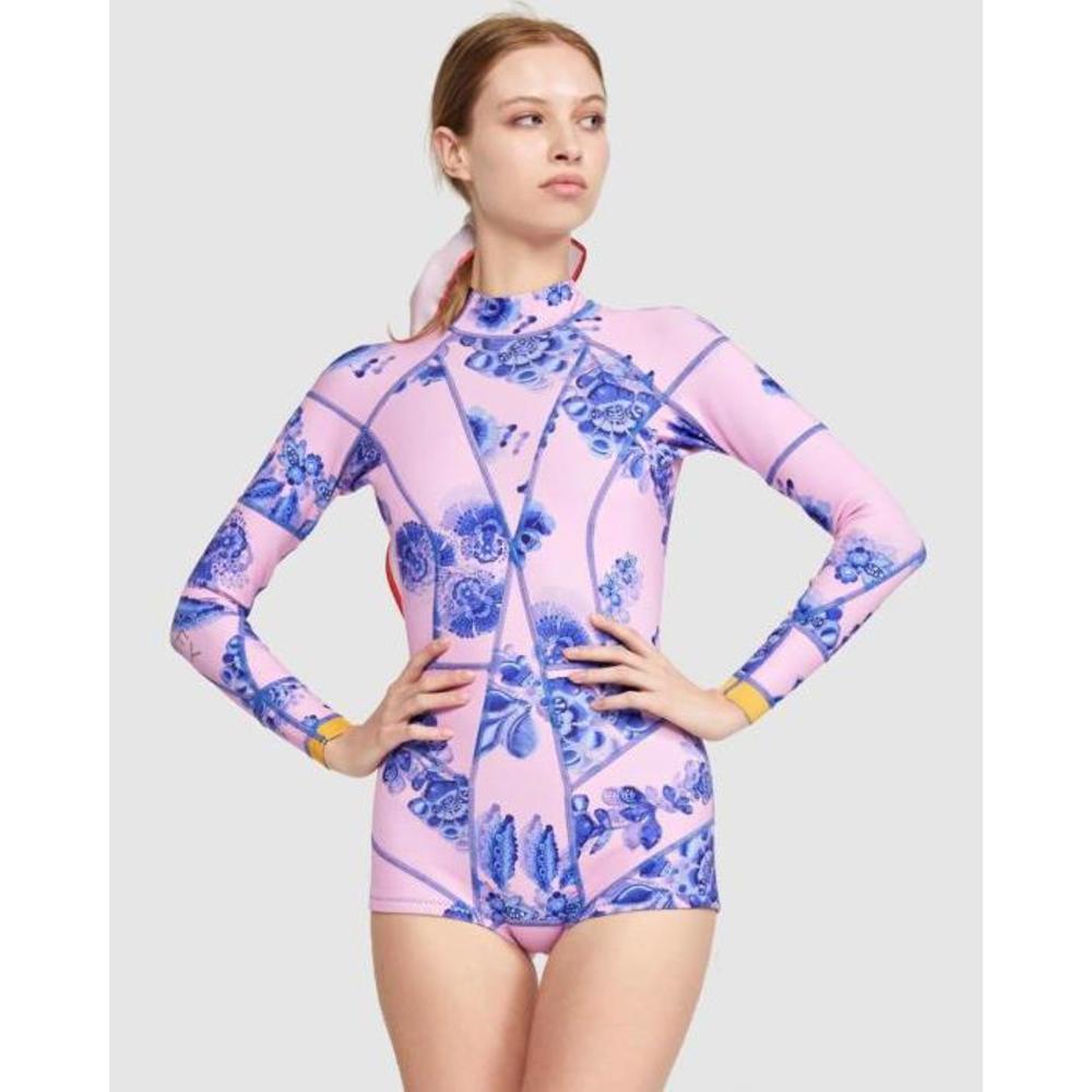 Cynthia Rowley Bowie Floral Print Wetsuit CY808AA61QLA