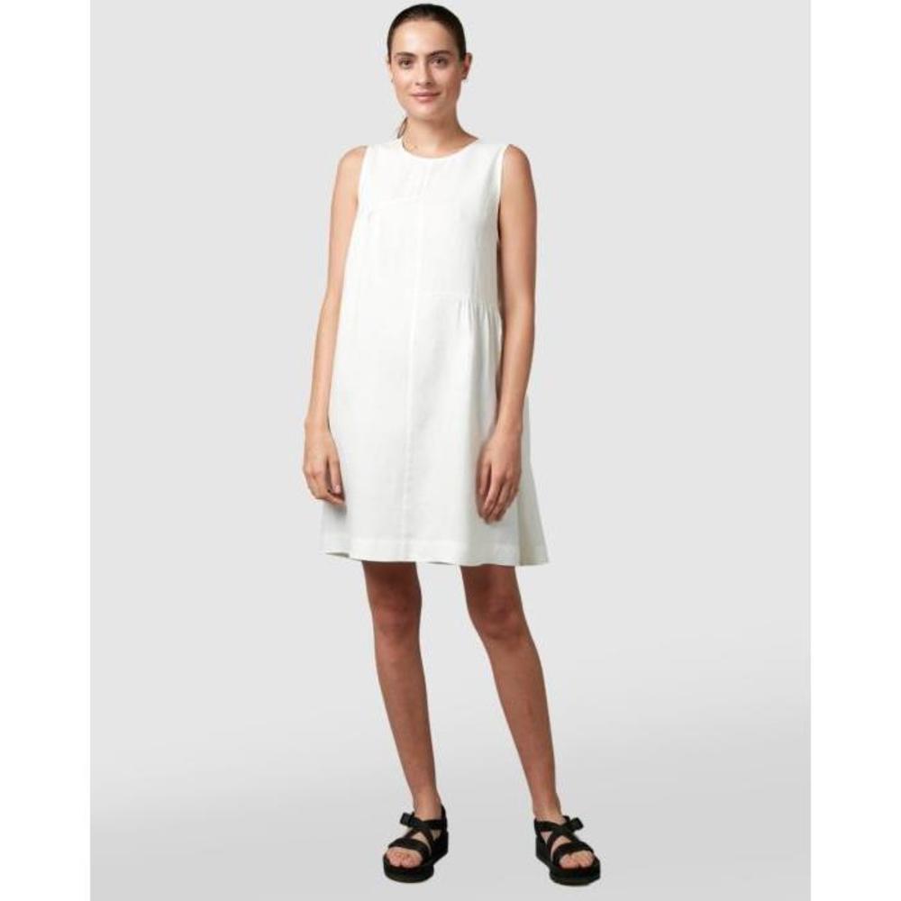 Nique White Fumita Linen Mini Dress NI187AA33MIS