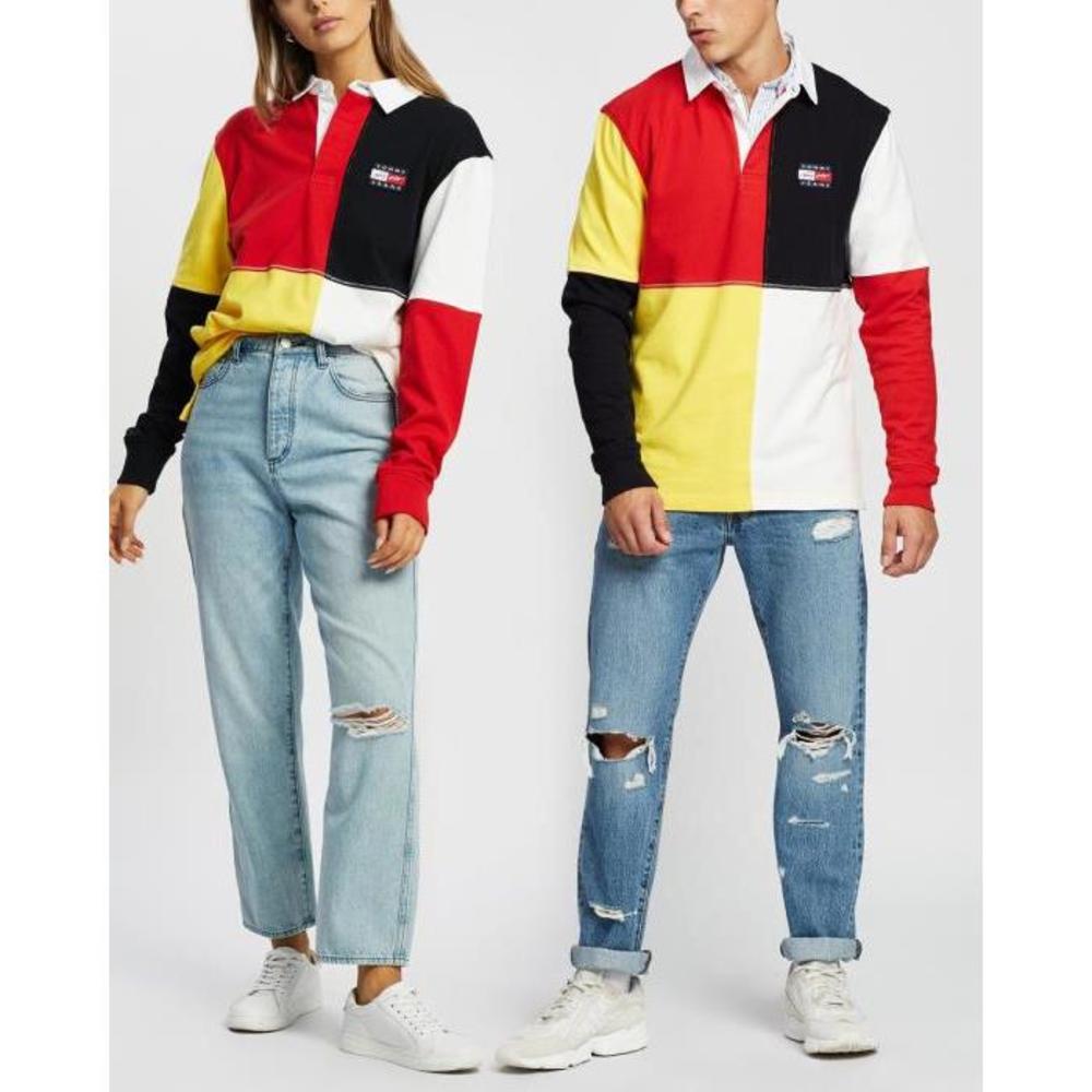 Tommy Jeans Flag Colour-Block Rugby - Unisex TO554AA81MDE