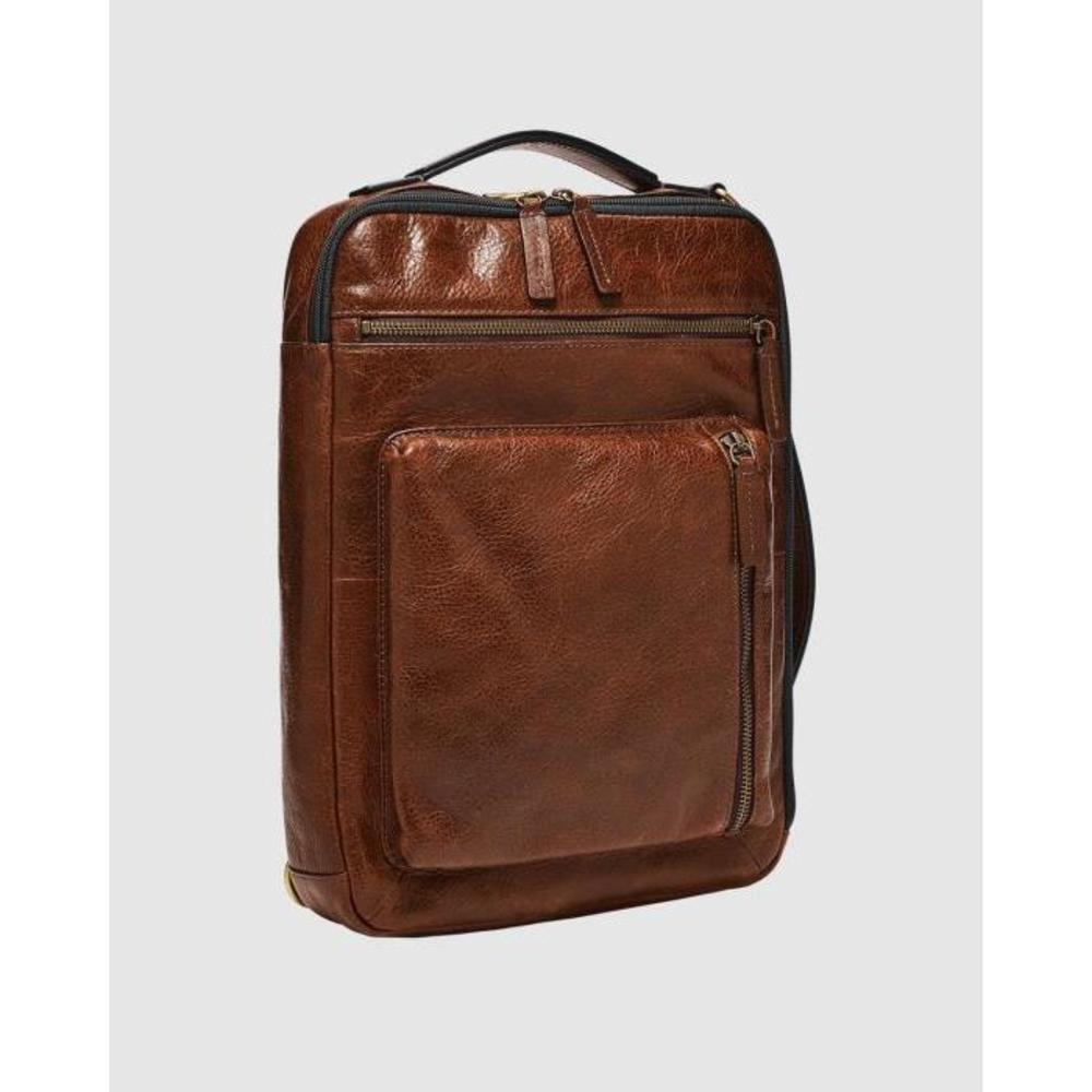 Fossil Buckner Cognac Shoulder Bag FO646AC66DSR