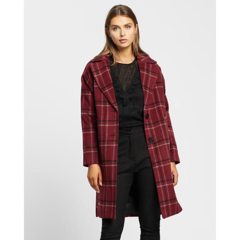Atmos&amp;Here Jalda Wool Blend Coat AT049AA66DNX