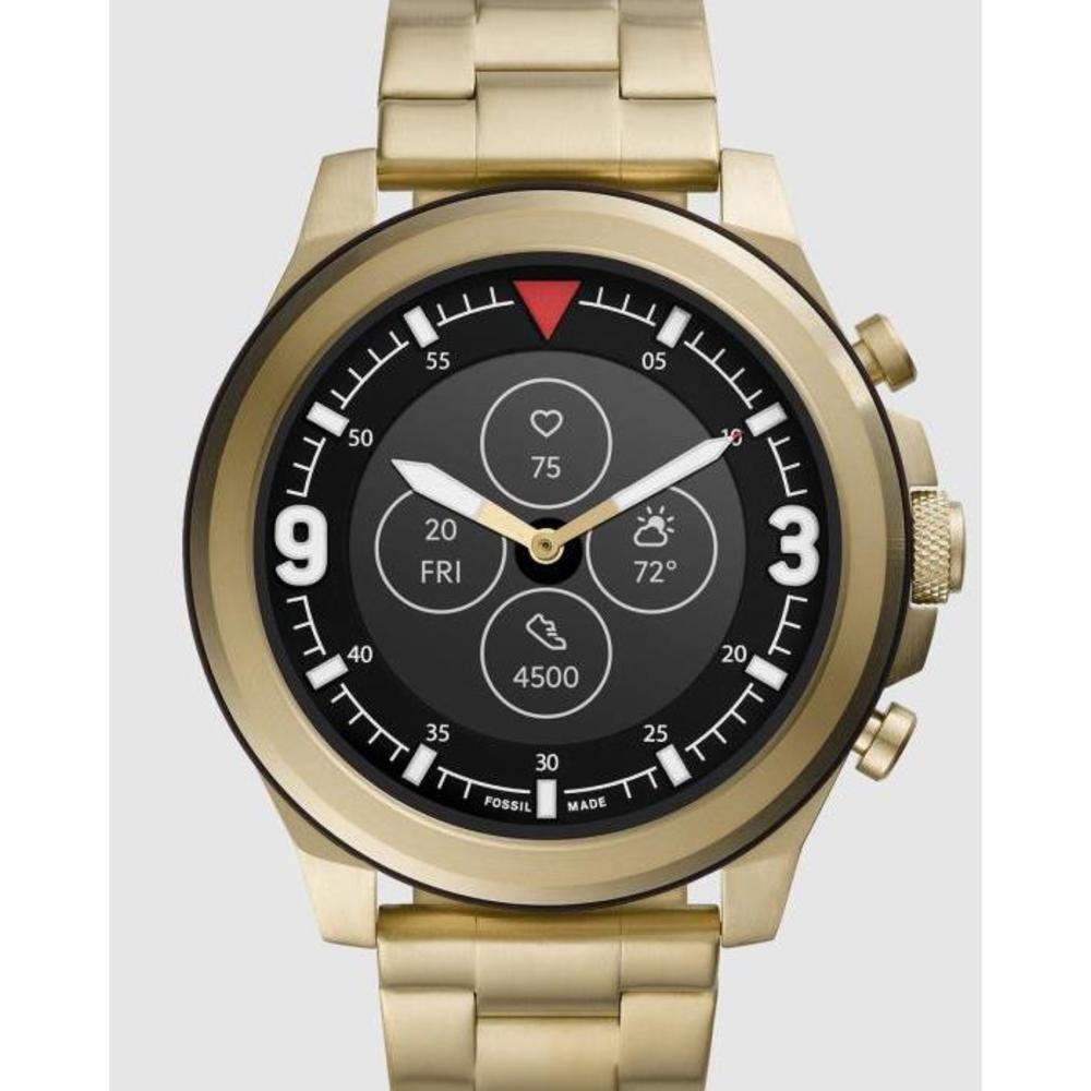 Fossil Latitude Hybrid HR Gold-Tone Hybrid Smartwatch FO646AC18ECF