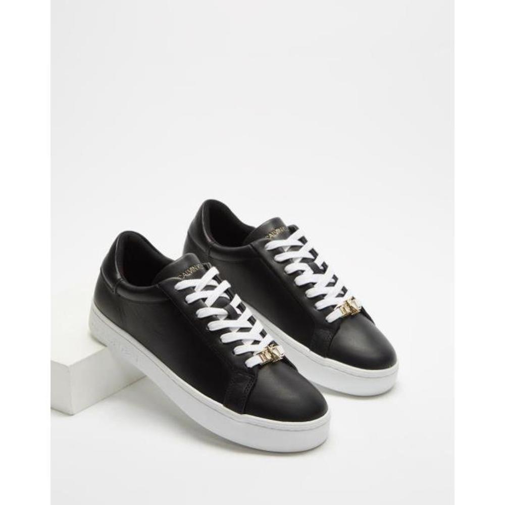 Calvin Klein Jeans Cupsole Lace Up Leather Sneakers CA221SH02FYF