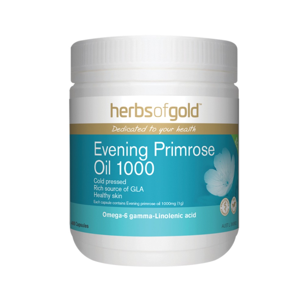 허브오브골드 달맞이꽃종자유 400정, Herbs of Gold Evening Primrose Oil 1000 400c