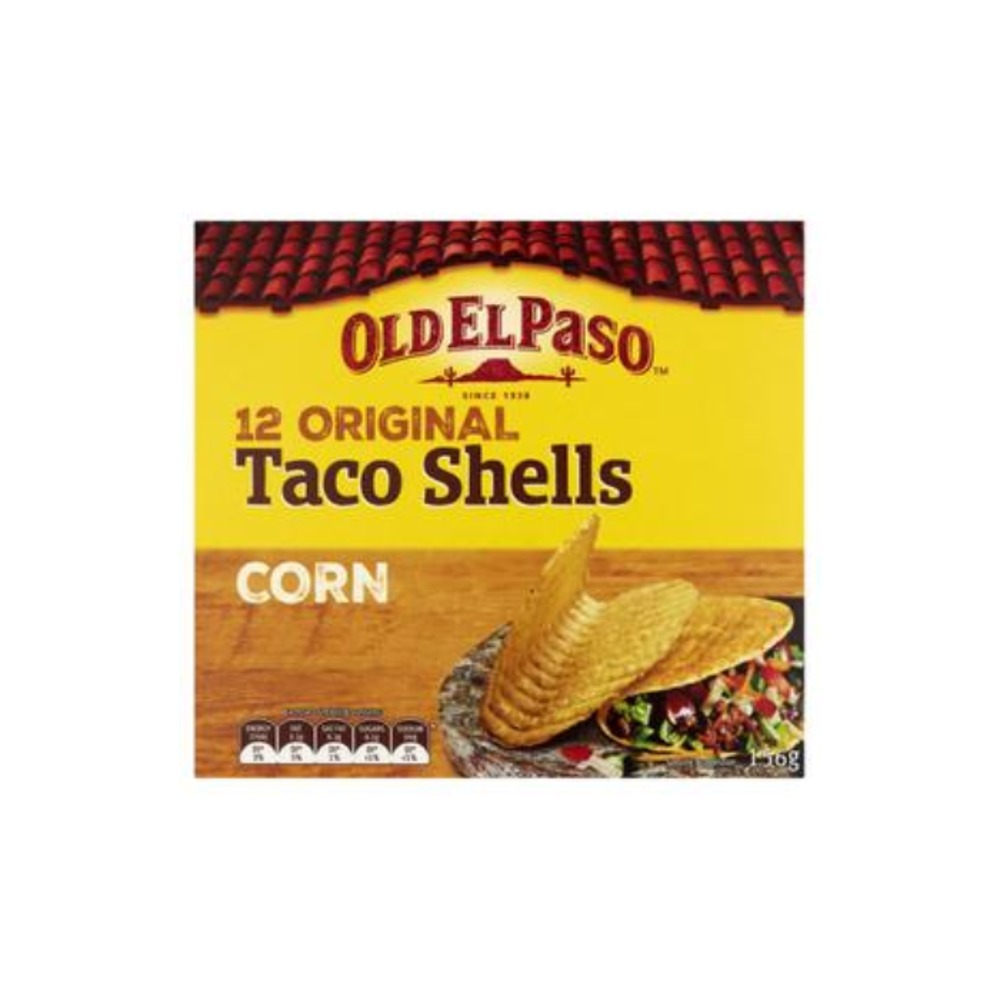 올드 엘 페이소 콘 타코 쉘 12 팩 156g, Old El Paso Corn Taco Shells 12 pack 156g