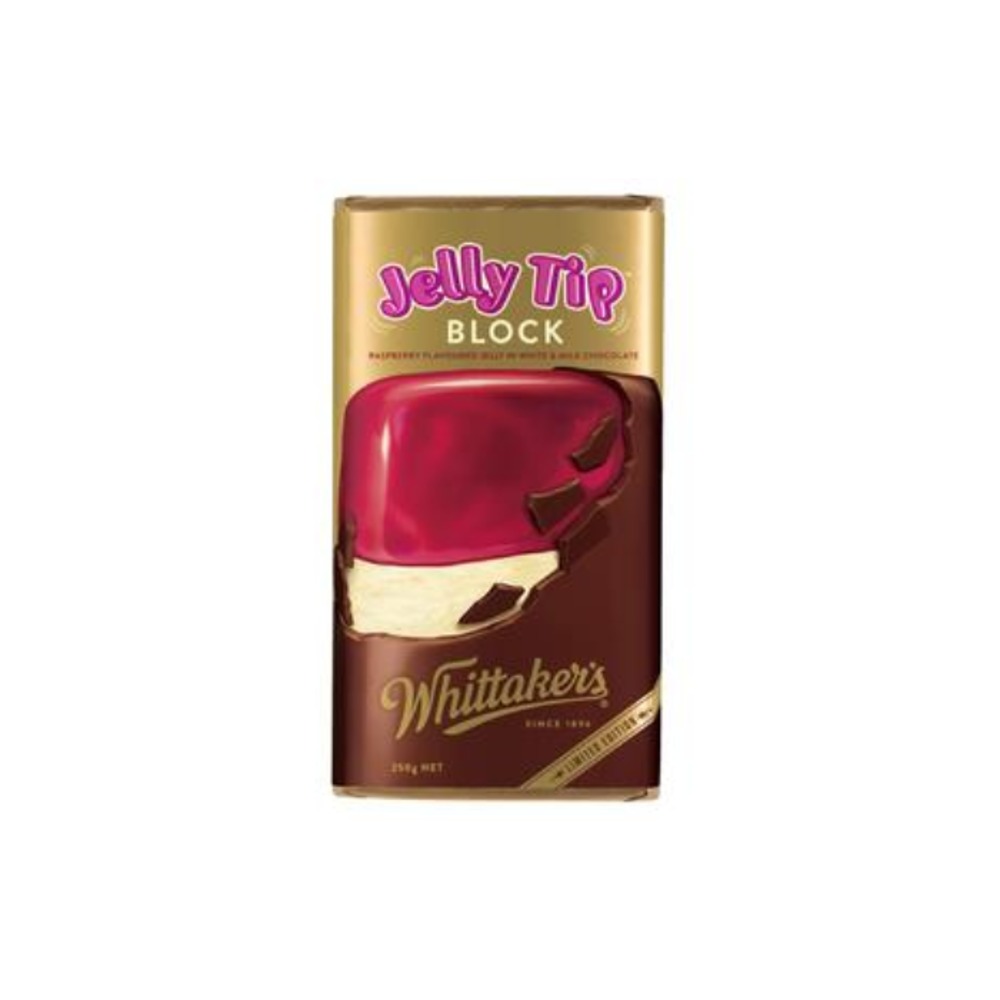 윗테이커 젤리 팁 초코렛 블록 250g, Whittakers Jelly Tip Chocolate Block 250g