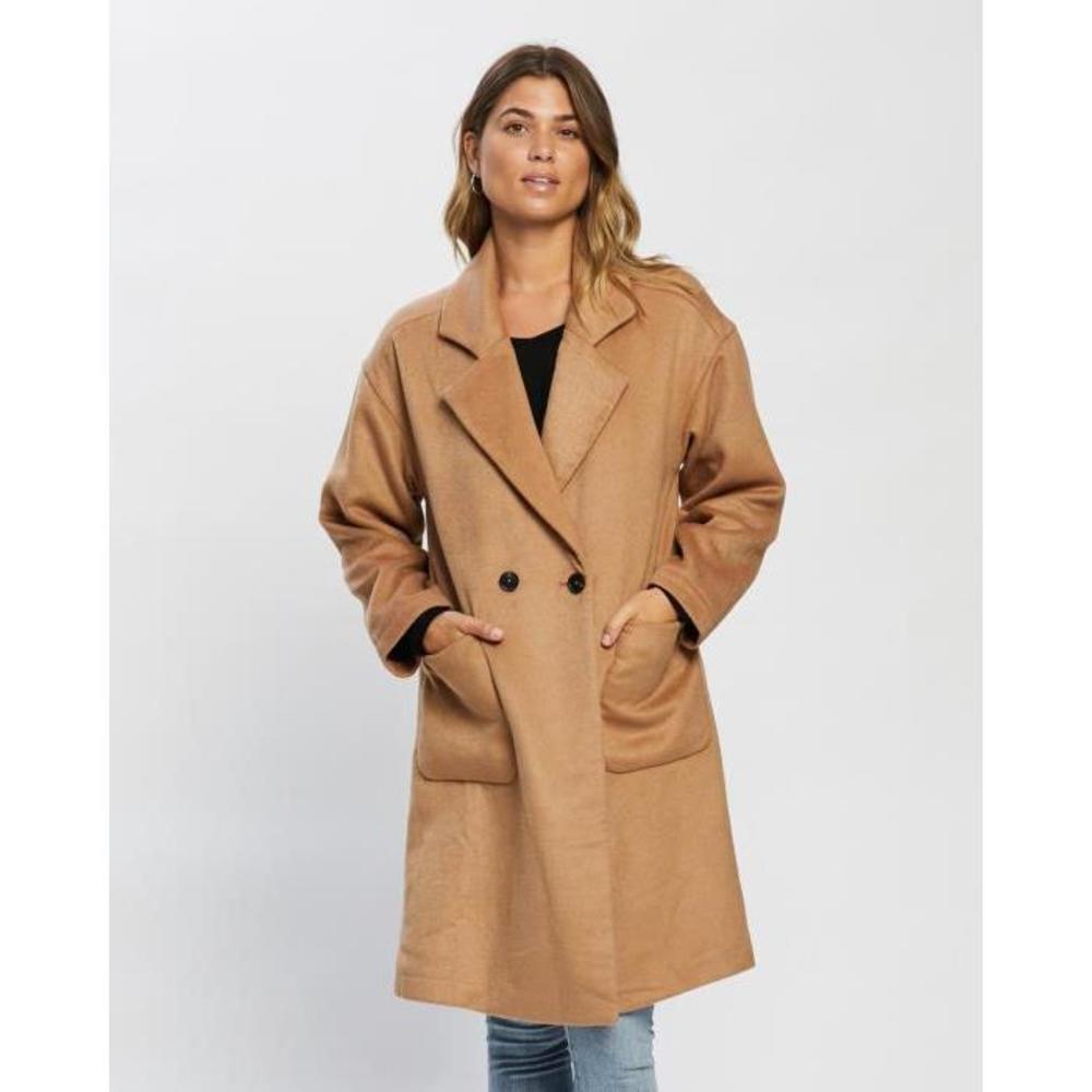 Atmos&amp;Here Vanessa Wool Blend Coat AT049AA81RQW