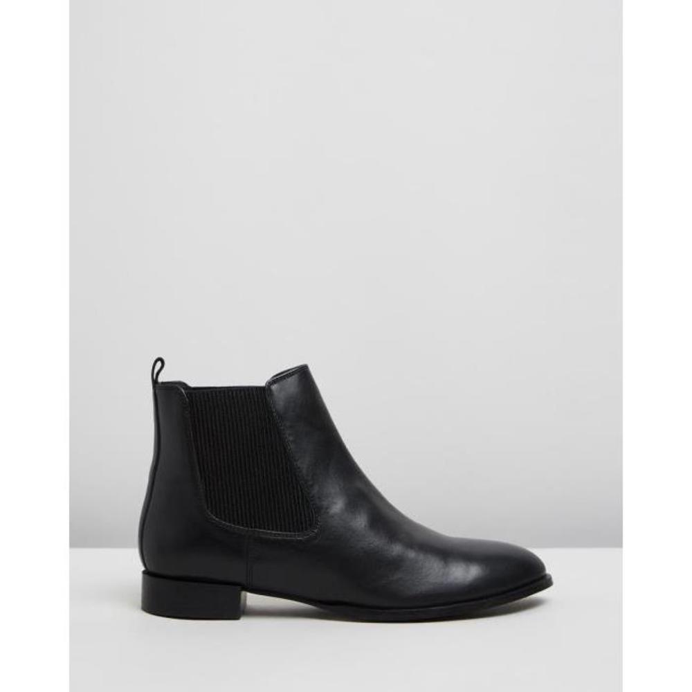 Atmos&amp;Here Riely Leather Ankle Boots AT049SH15MWA