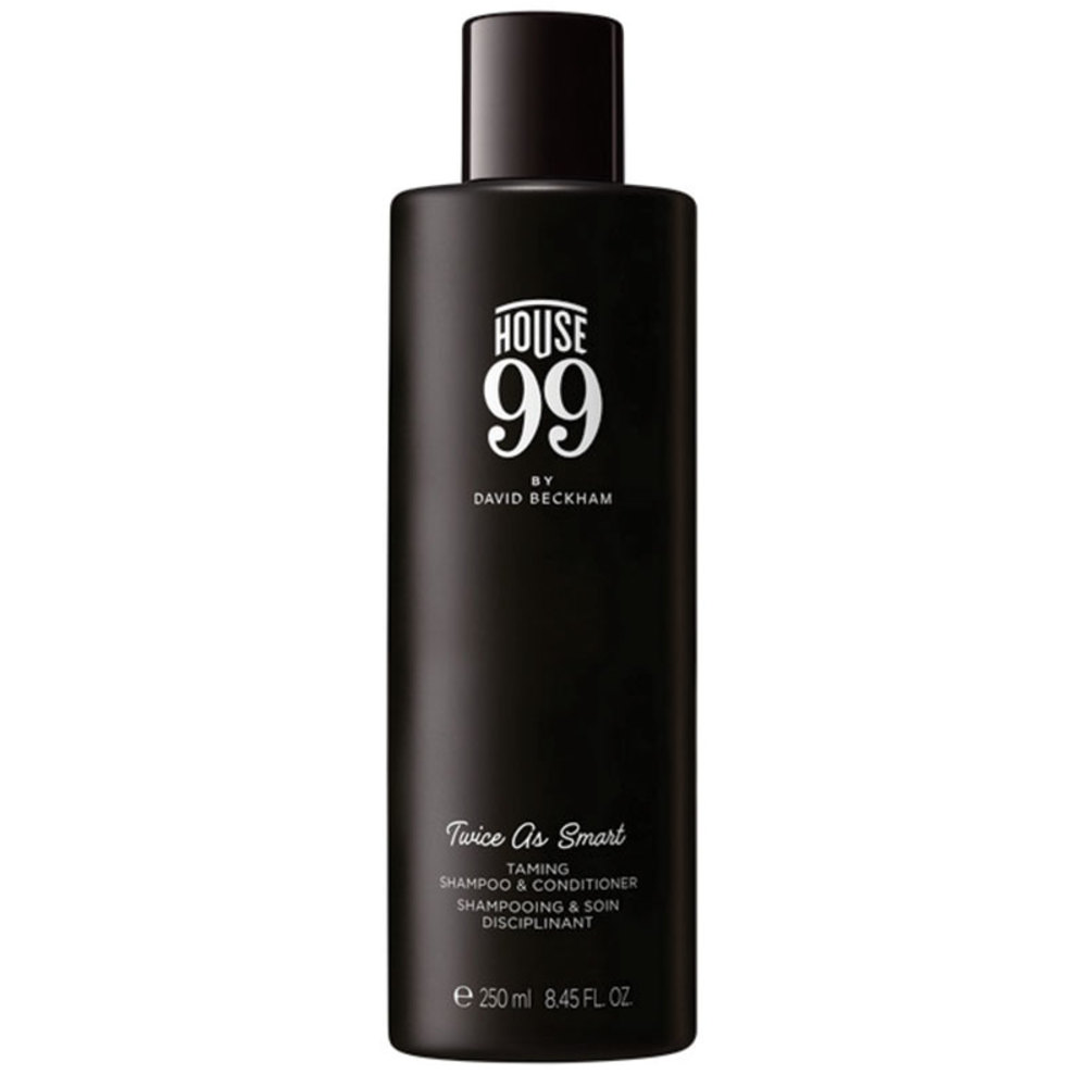 하우스 99 by 데이비드 베컴 트와이스 에즈 스마트 테이밍 샴푸 앤 컨디셔너 250ml, House 99 by David Beckham Twice As Smart Taming Shampoo and Conditioner 250ml