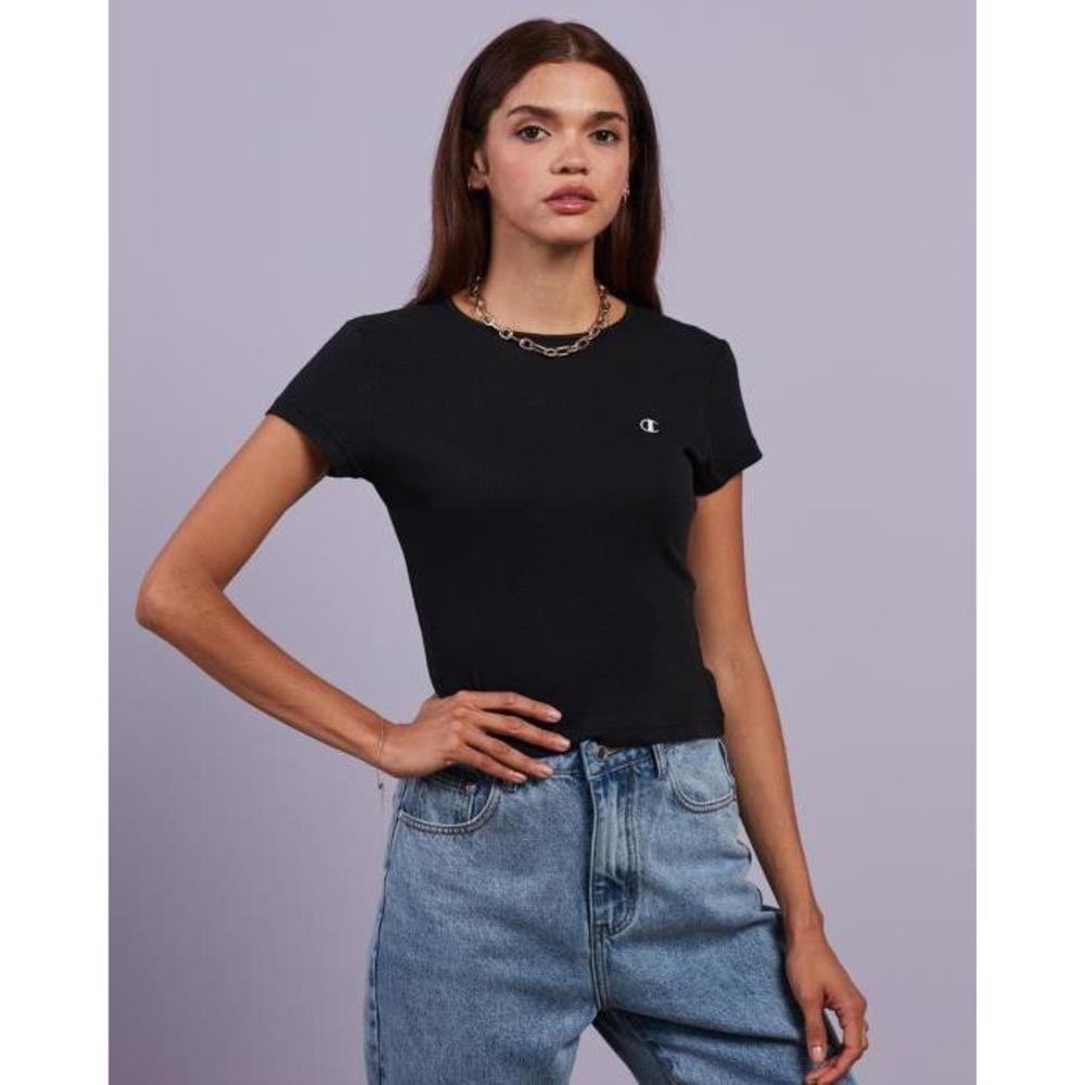 Champion Ribbed Crop Tee CH336AA90EZH