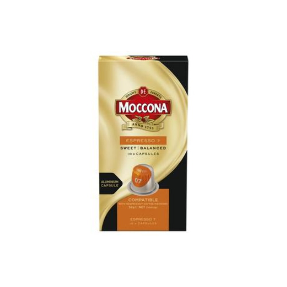 모코나 에스프레소 7 커피 캡슐 10 팩 52g, Moccona Espresso 7 Coffee Capsules 10 pack 52g