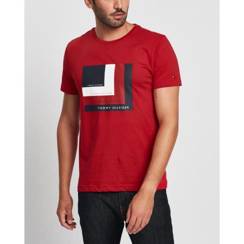 Tommy Hilfiger WCC Square Graphic Tee TO336AA87HWQ