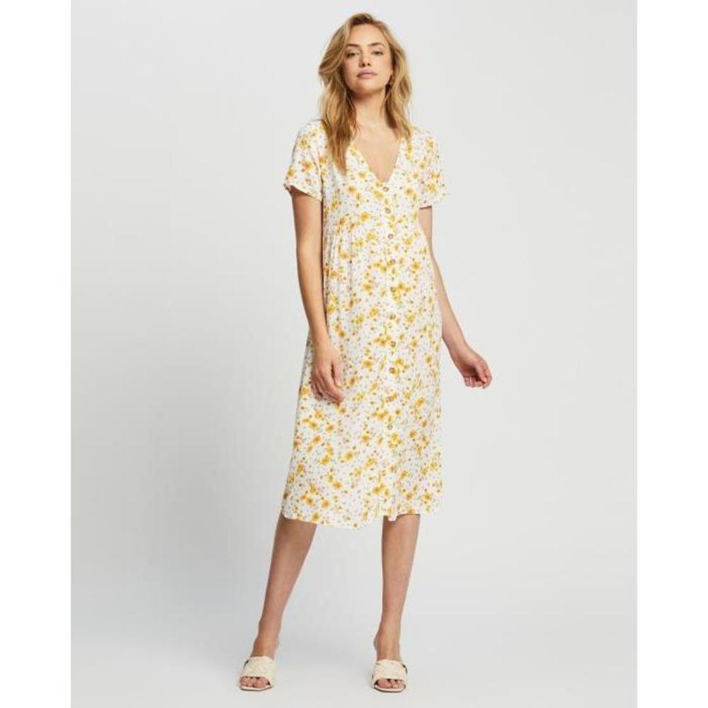 Cotton On Maternity Maternity Woven Button Front SS Midi Dress - The Iconic Exclusive CO944AA51RIU