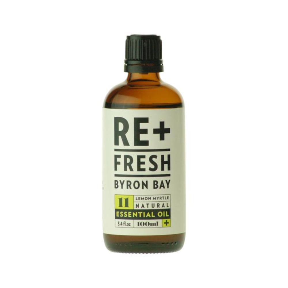 리+프레쉬 Byron 바이론 베이 레몬 머틀 내츄럴 에센셜 오일 100ml, Re+Fresh Byron Bay Lemon Myrtle Natural Essential Oil 100ml