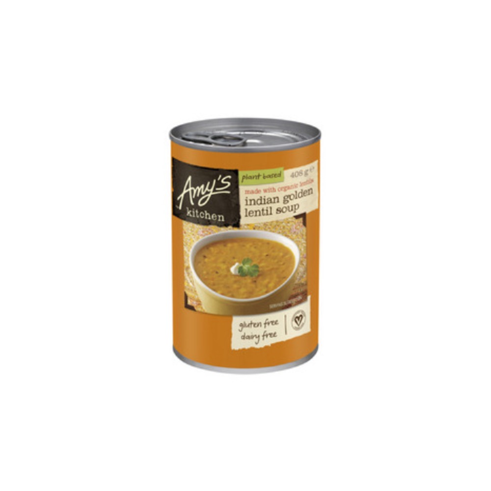 에이미스 키친 플란트 베이스드 인디안 골든 렌틸 수프 408g, Amys Kitchen Plant Based Indian Golden Lentil Soup 408g