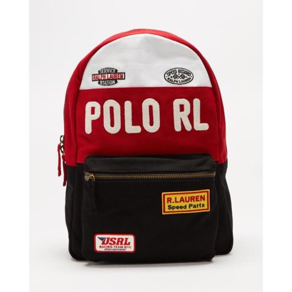 Polo Ralph Lauren Colour-Blocked Canvas Backpack PO951AC71CKY