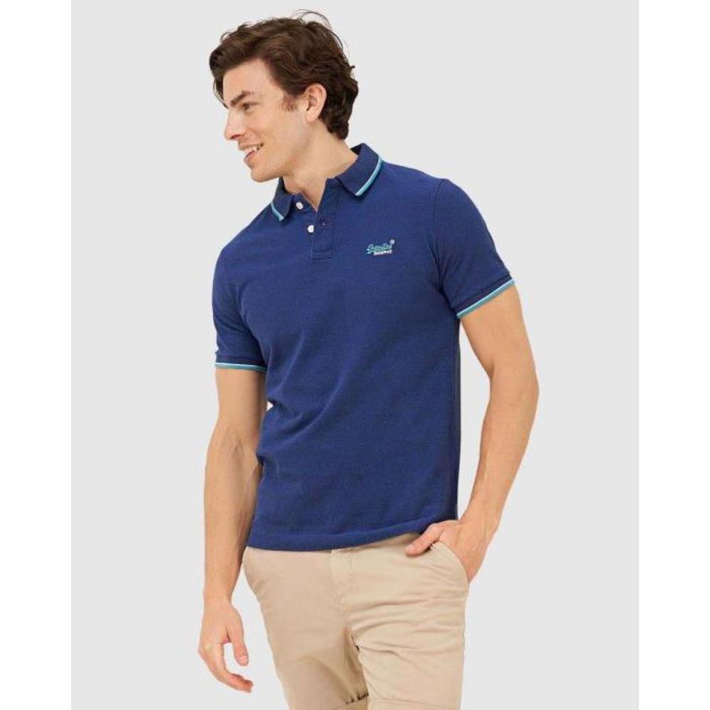 Superdry Poolside Pique Polo Shirt SU137AA13QBY
