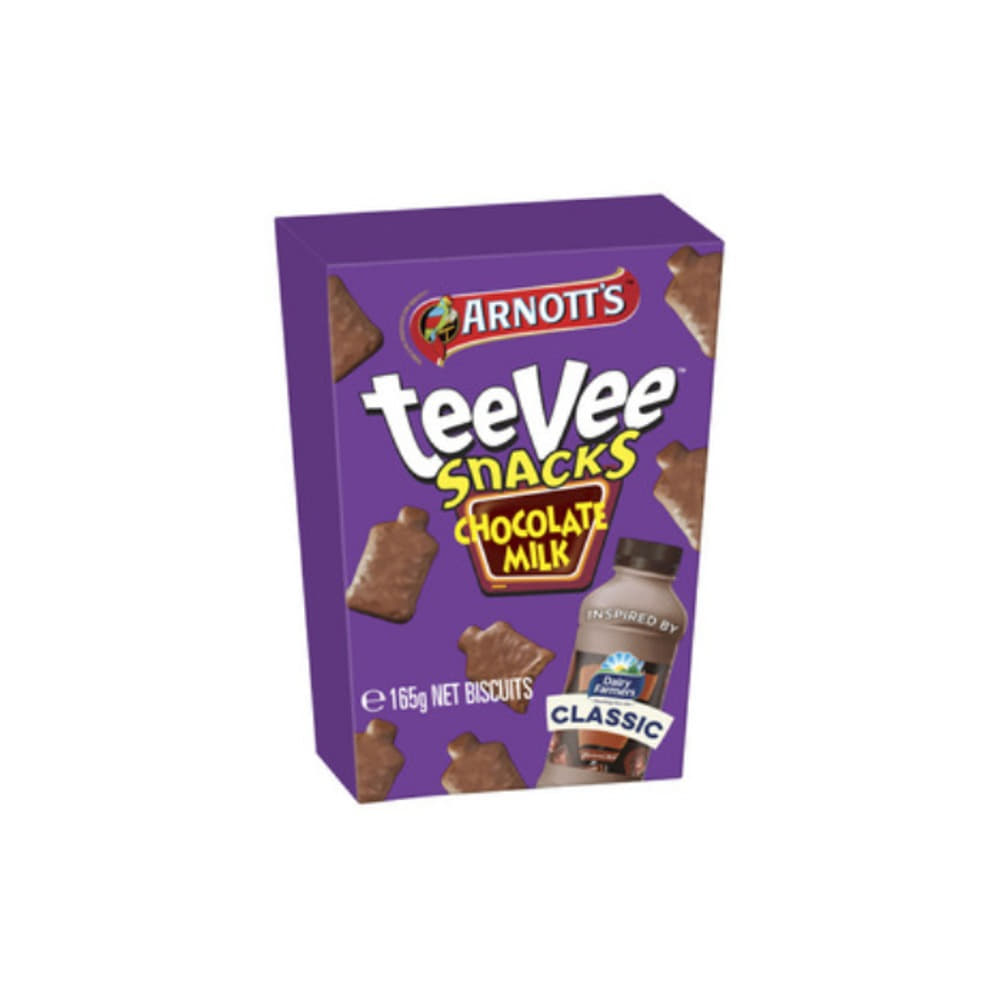 아노츠 티 비 스낵 비스킷 초코렛 밀크 165g, ArnottS Tee Vee Snacks Biscuits Chocolate Milk 165g