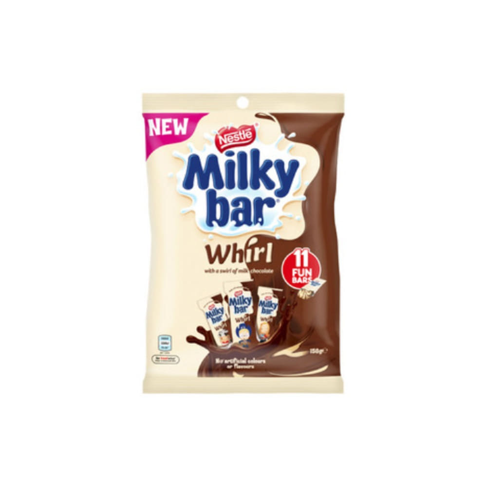 네슬레 밀키 바 월 펀 팩 초코렛 블록 158g, Nestle Milky Bar Whirl Fun Pack Chocolate Block 158g