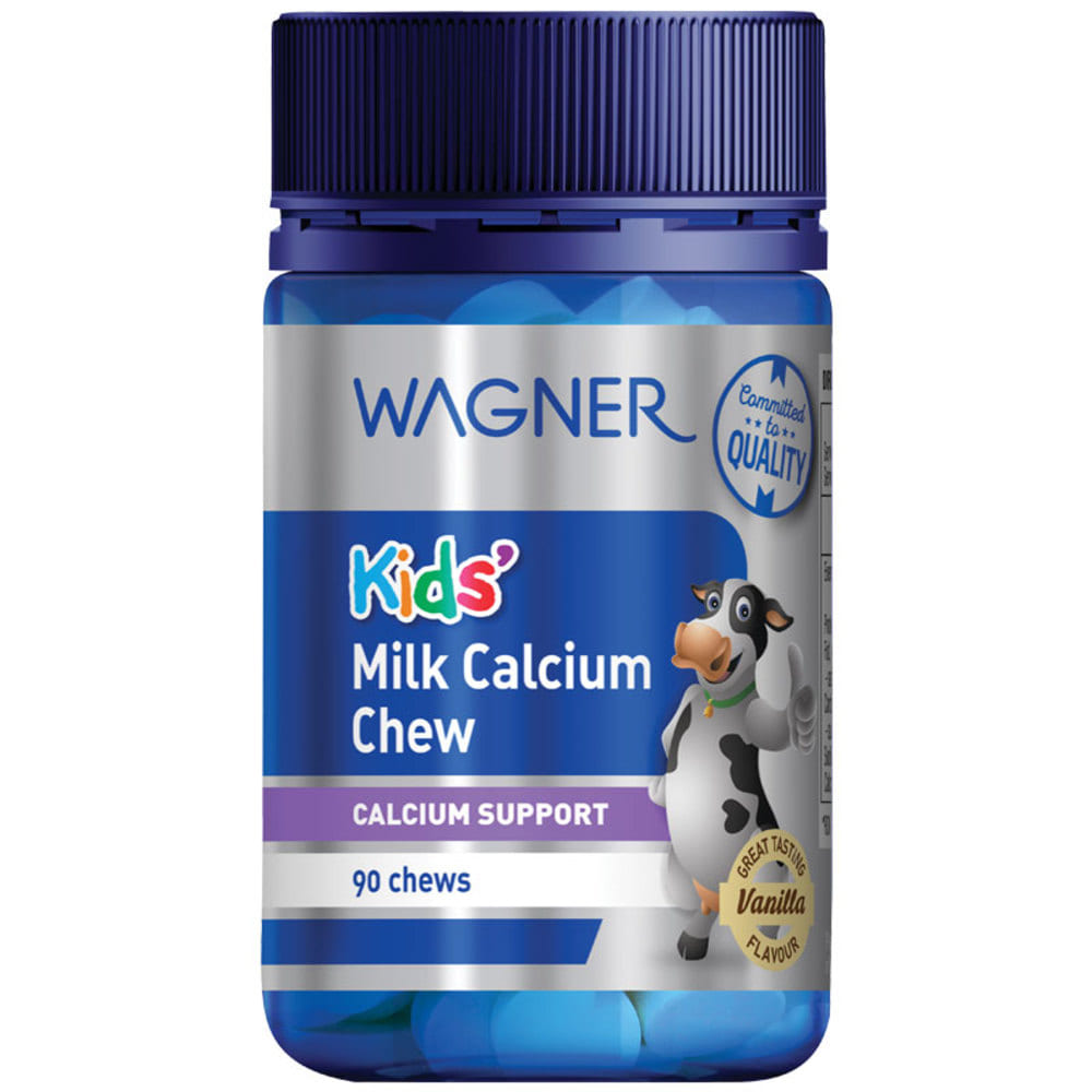 와그너 키즈 밀크 칼슘 츄어블 90타블렛 Wagner Kids Milk Calcium Chewable 90 Tablets