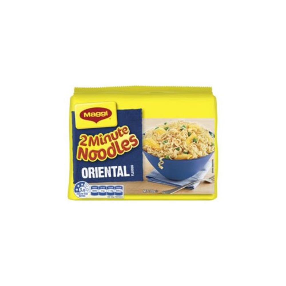 Maggi 2 Minute Noodles Oriental 5 Pack 370g