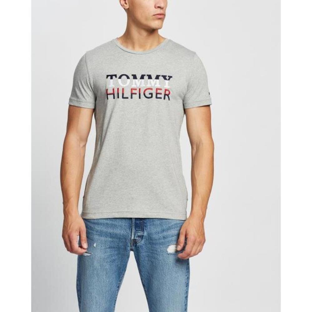 Tommy Hilfiger Corp Texture Embroidered Tee TO336AA56OUH