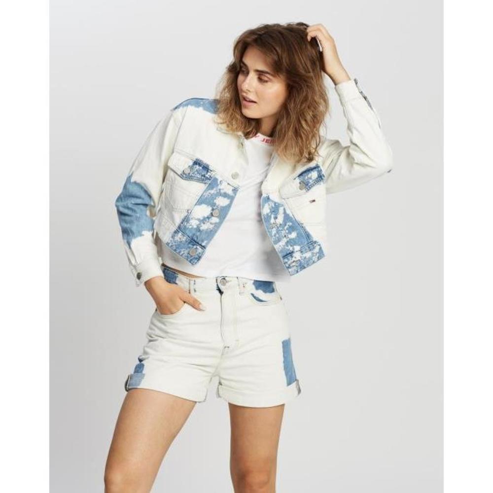 Tommy Jeans Extra Cropped Trucker Jacket TO554AA78TWJ