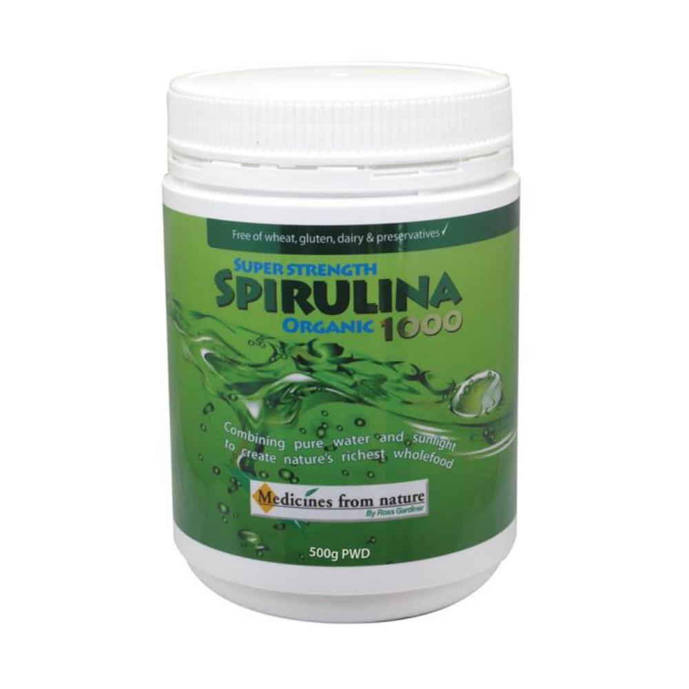 메디신: 프롬 네이처 슈퍼 스르렝쓰 스피루리나 오르그500g, Medicines From Nature Super Strength Spirulina Org 1000 500g