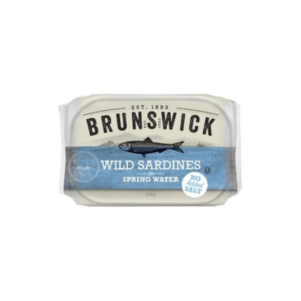 브런스윅 와일드 사딘스 인 스프링 워터 106g, Brunswick Wild Sardines in Spring Water 106g