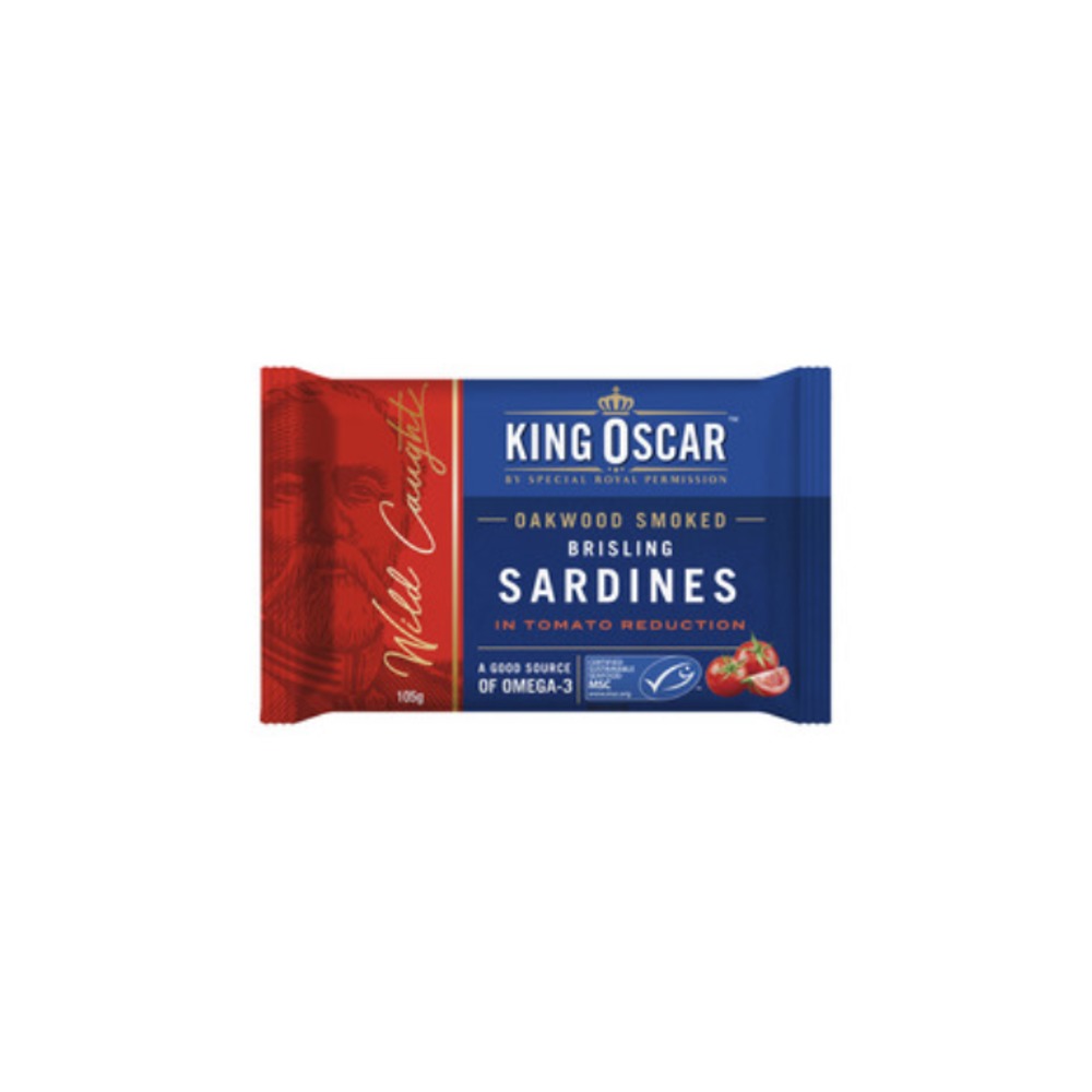 킹 오스카 사딘스 인 토마토 소스 105g, King Oscar Sardines in Tomato Sauce 105g