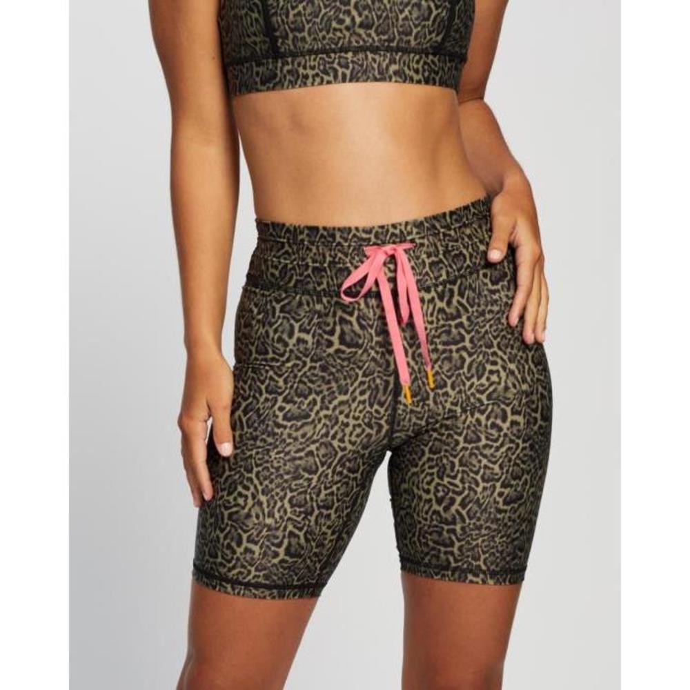 The Upside Leopard Spin Shorts TH135SA72ZNR