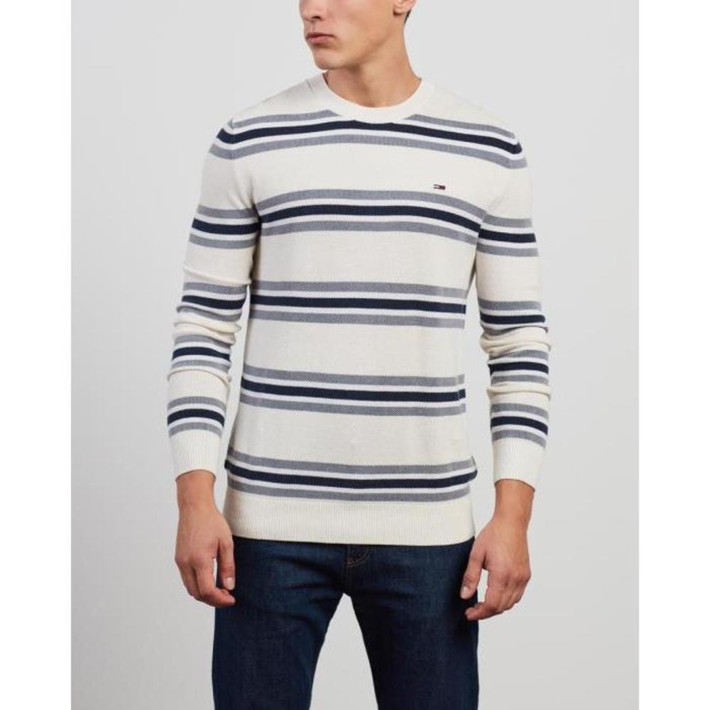 Tommy Jeans TJM Light Striped Sweater TO554AA02GPH