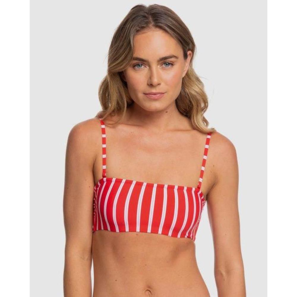 Roxy Womens Printed Beach Classic Underwired Bandeau Separate Bikini Top RO024AA46BVD