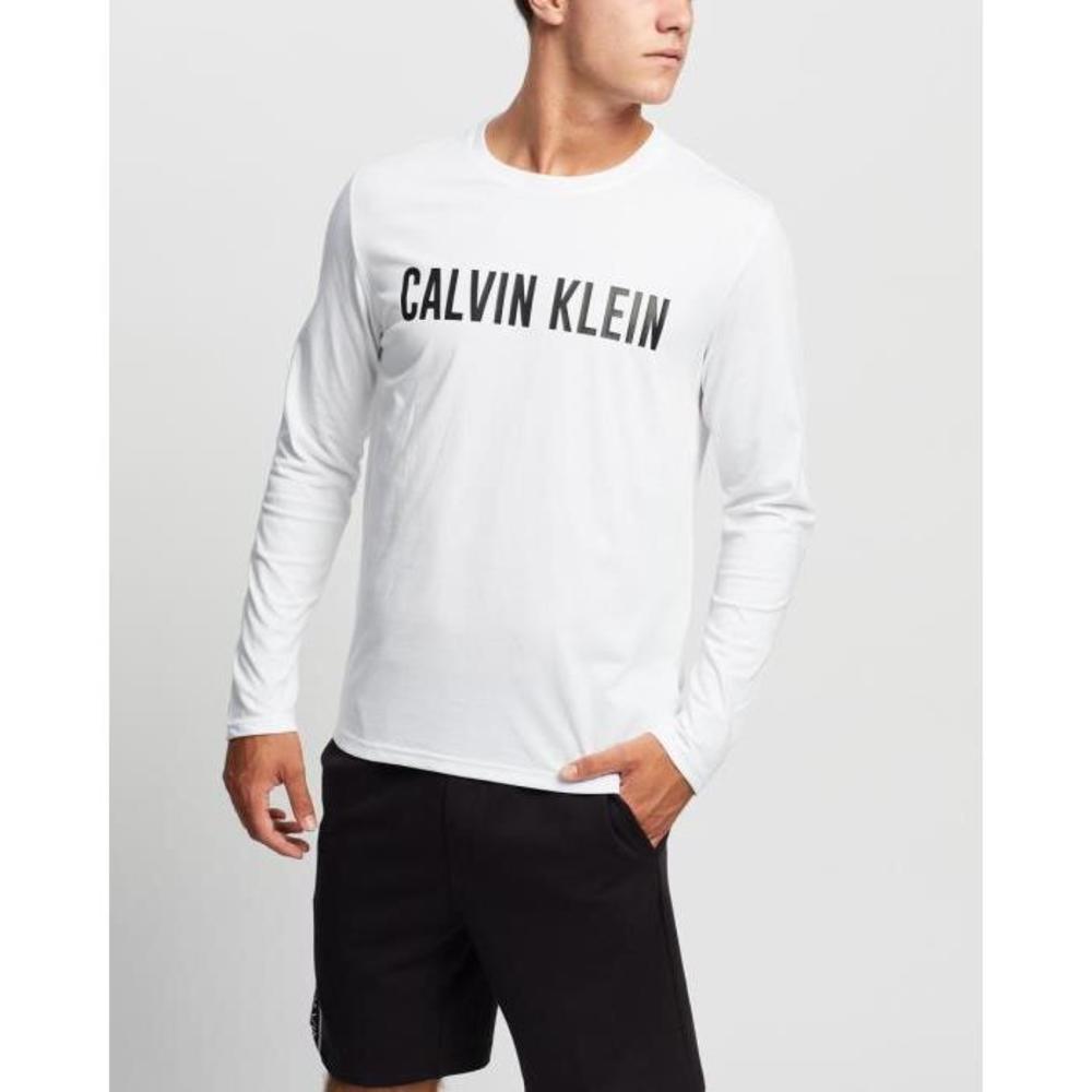 Calvin Klein Performance Linear Logo LS Tee CA390SA51HEY